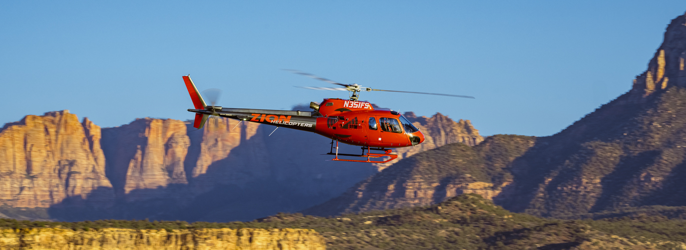 Romantic Zion Helicopter Tour for Valentines Day Adventure