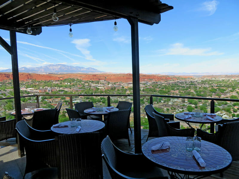 cliffside deck